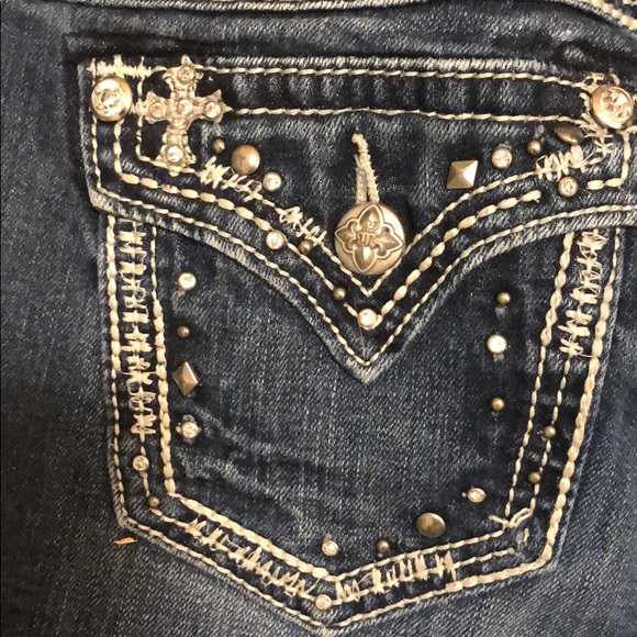 Miss Me Bermuda Jean Shorts sz 27